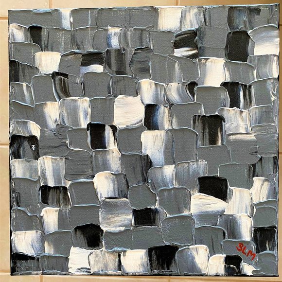 Original Art-Acrylic Textured Painting-Abstract - Picture 6 of 7